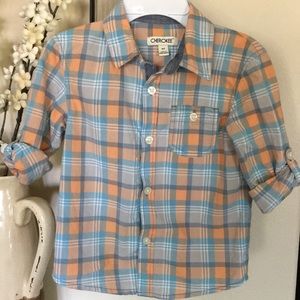Cherokee boys button down shirt